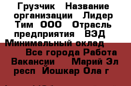 Грузчик › Название организации ­ Лидер Тим, ООО › Отрасль предприятия ­ ВЭД › Минимальный оклад ­ 32 000 - Все города Работа » Вакансии   . Марий Эл респ.,Йошкар-Ола г.